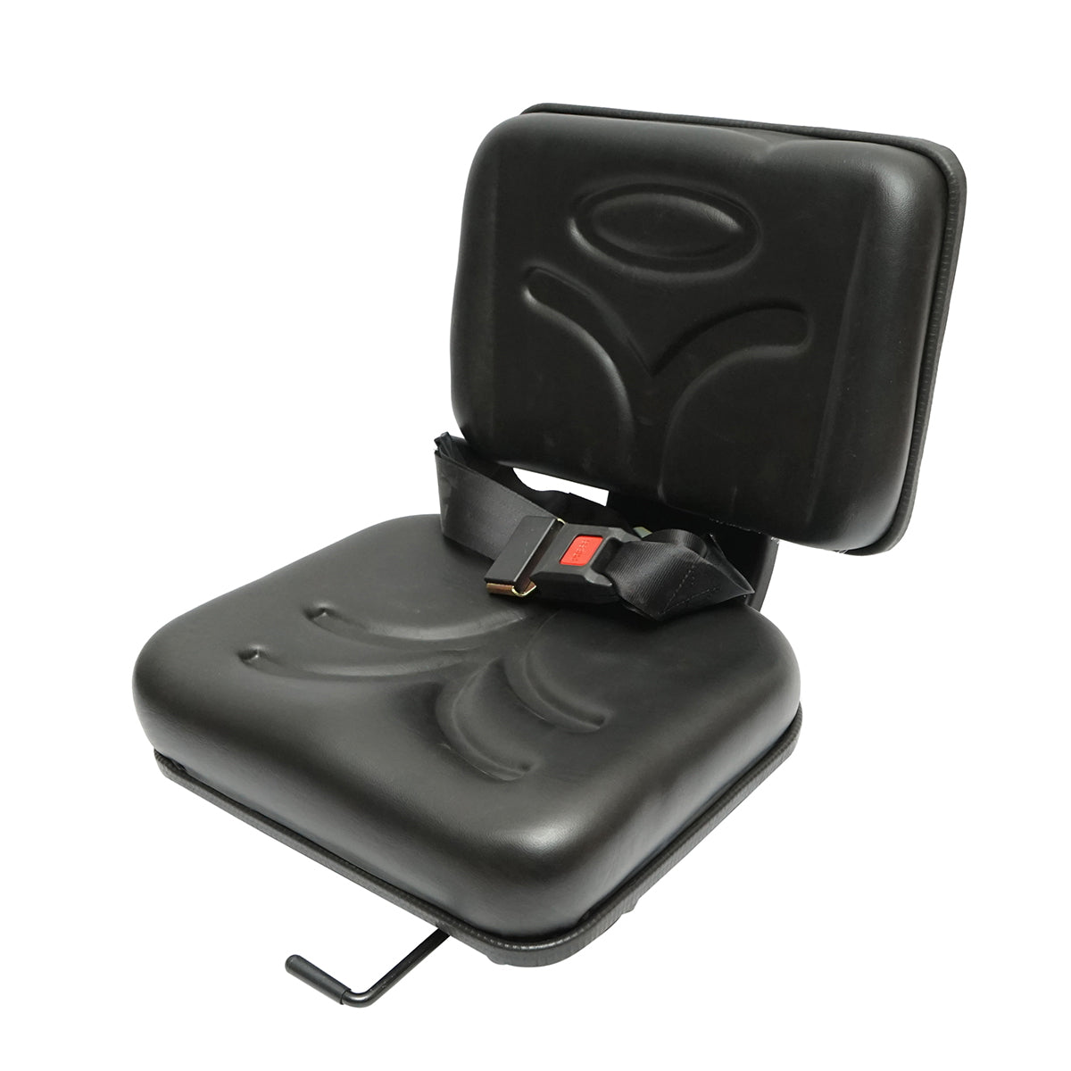 Universal seat with belt for agricultural or industrial machines, forklift